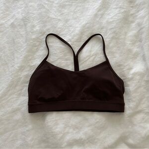 NWOT Lululemon Flow Y Bra in Espresso